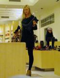 Maria Sharapova shopping for shoes