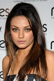 Mila Kunis looks beautiful in black and white dress at New York Moves Art and Design Issue launch party in New York City