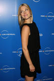 Actress Ali Larter in black dress arrives for the NBC Universal Experience at Rockefeller Center as part of upfront week in New York City